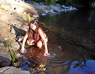 Katia Ripani trocando energia de amor no Oak Creek/Sedona